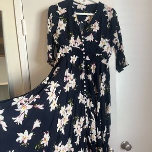 Maxi floral dress